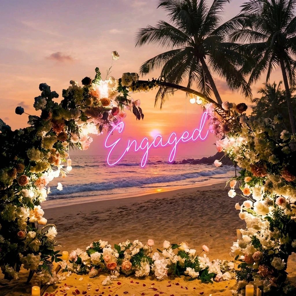 Engaged Led Neon Sign Light