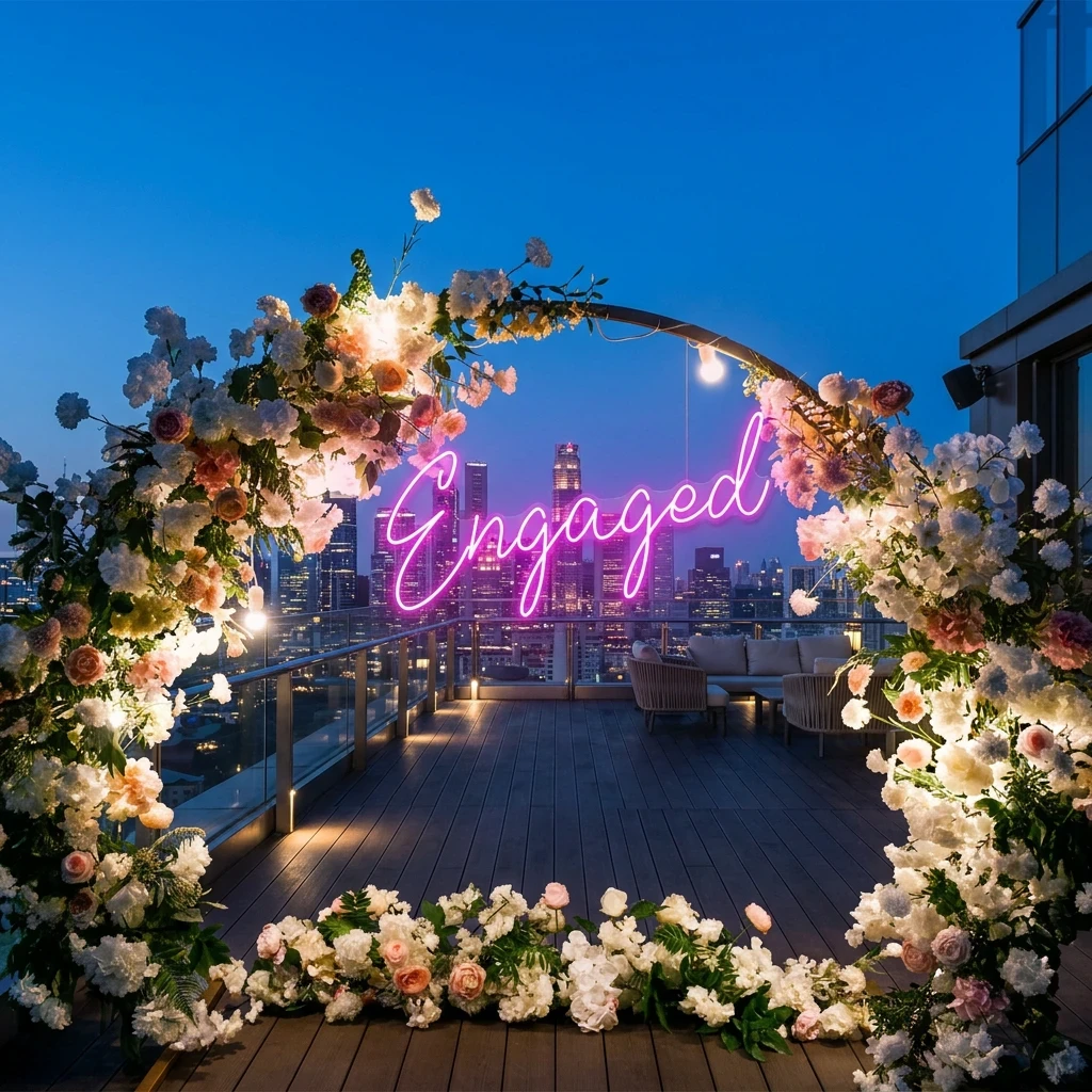 Engaged Led Neon Sign Light