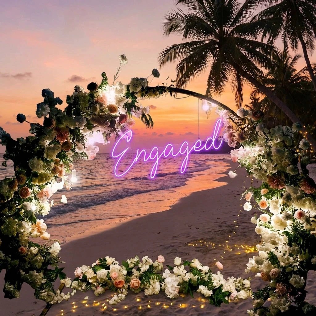 Engaged Led Neon Sign Light