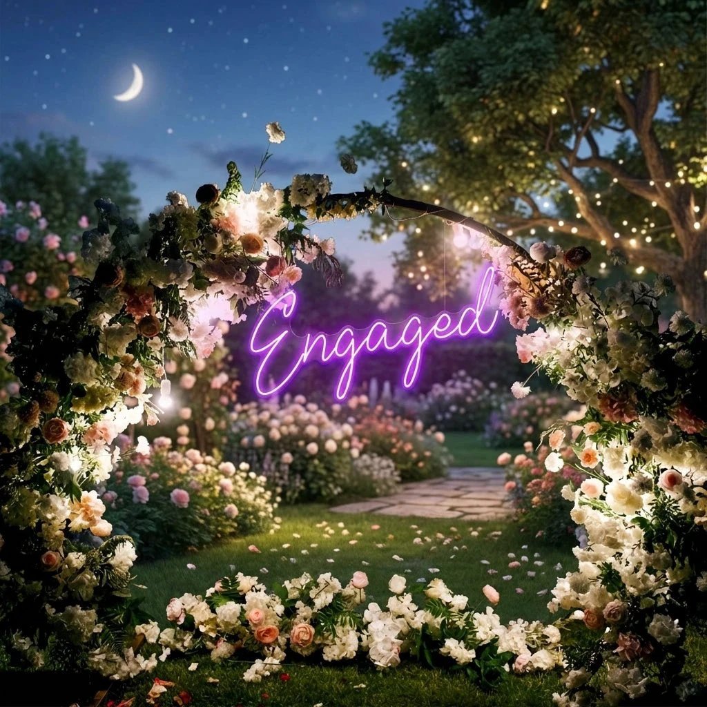 Engaged Led Neon Sign Light
