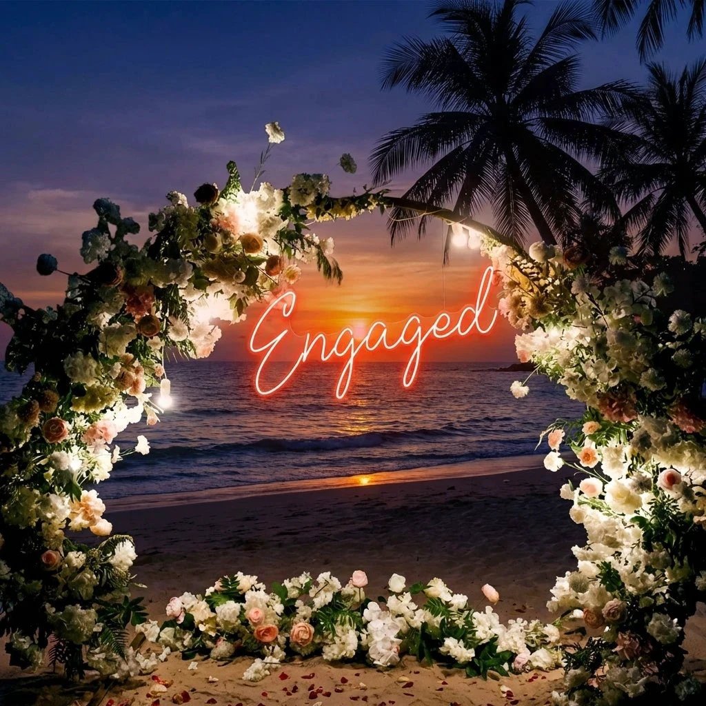 Engaged Led Neon Sign Light