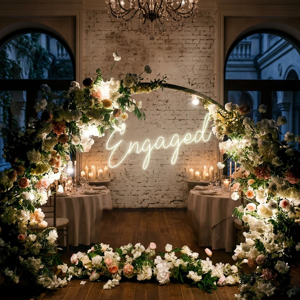 Engaged Led Neon Sign Light
