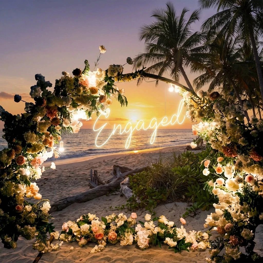 Engaged Led Neon Sign Light