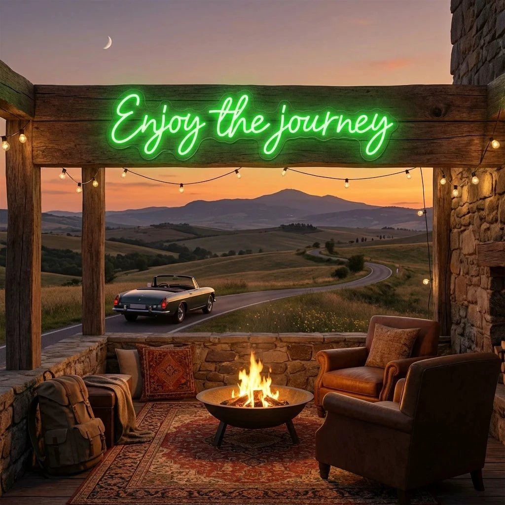 Enjoy The Journey Led Neon Sign Light