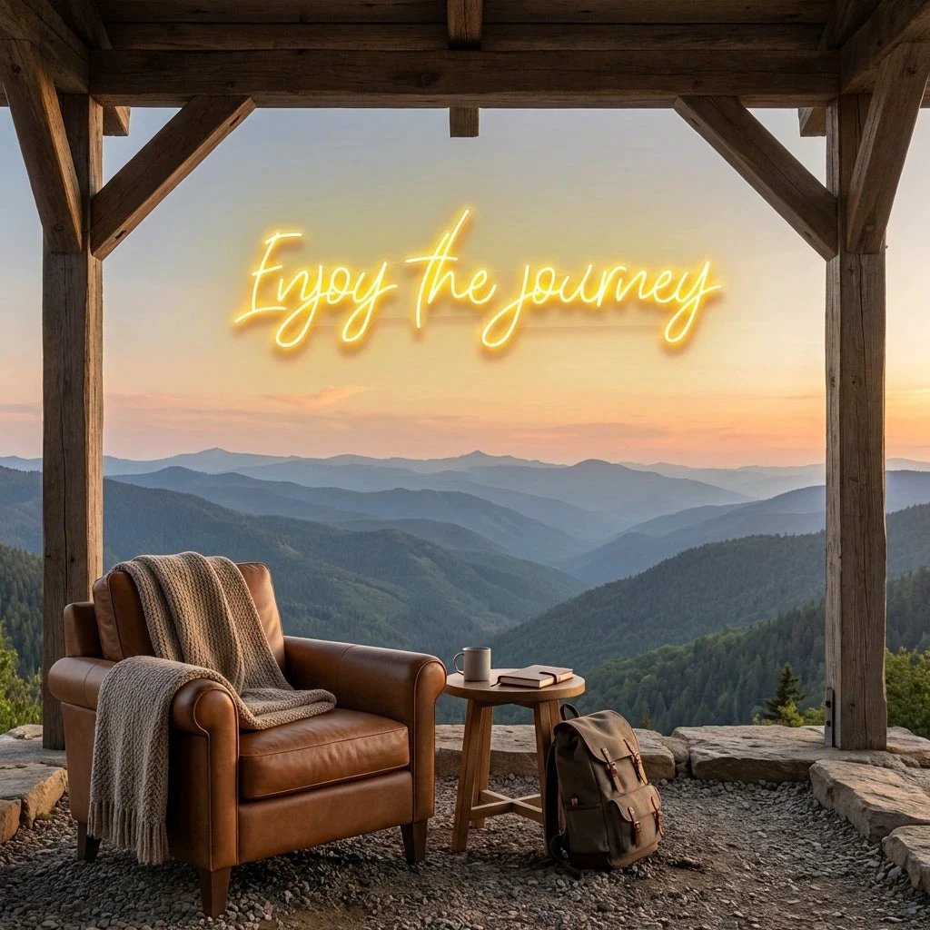 Enjoy The Journey Led Neon Sign Light