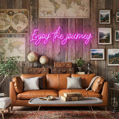 Enjoy The Journey Led Neon Sign Light