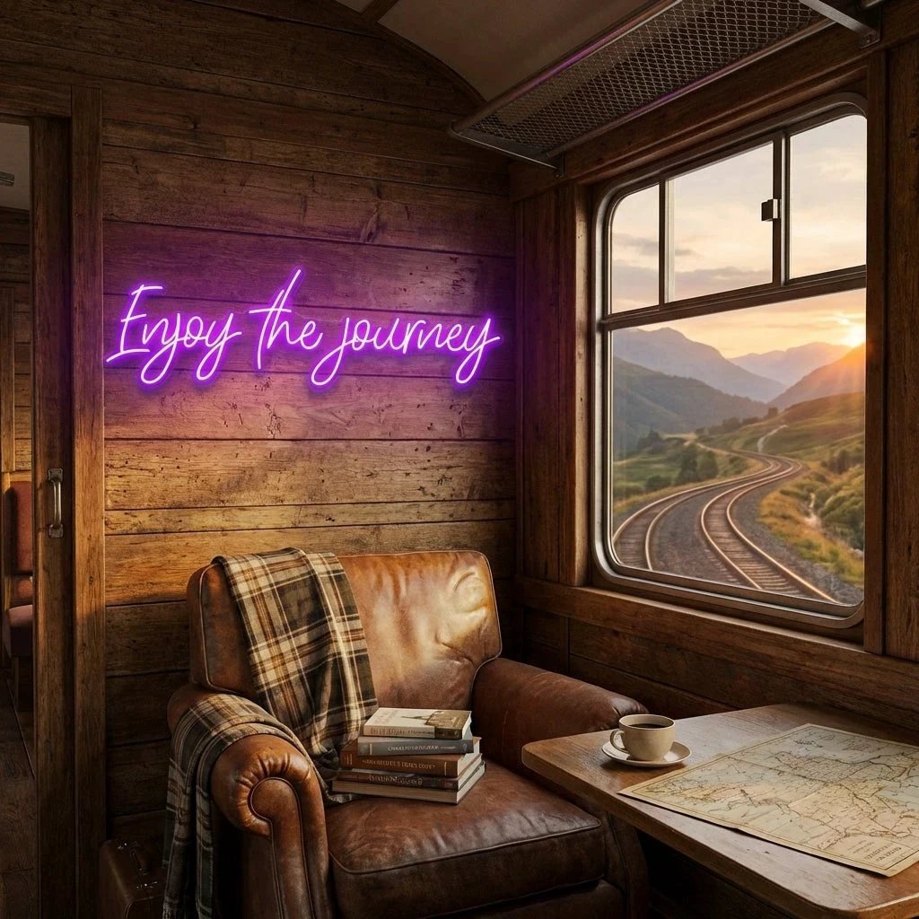 Enjoy The Journey Led Neon Sign Light