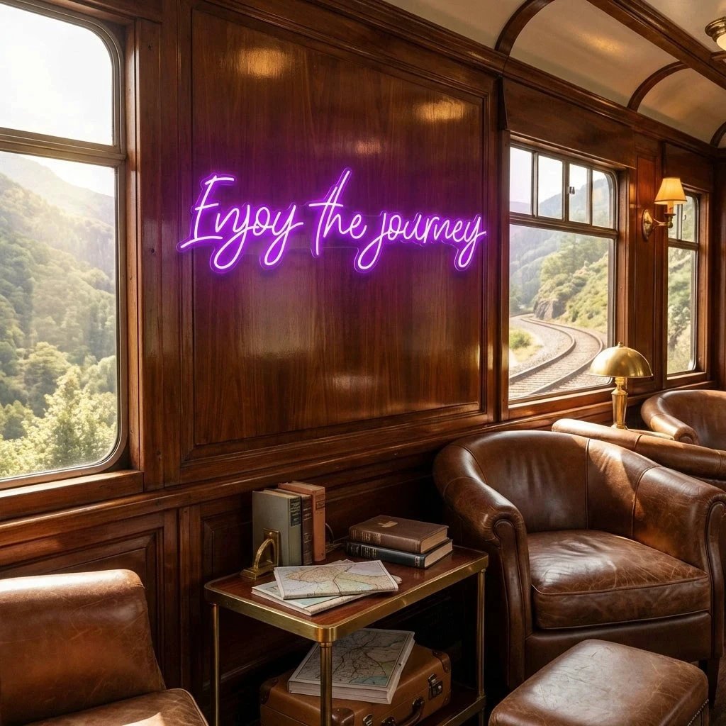 Enjoy The Journey Led Neon Sign Light