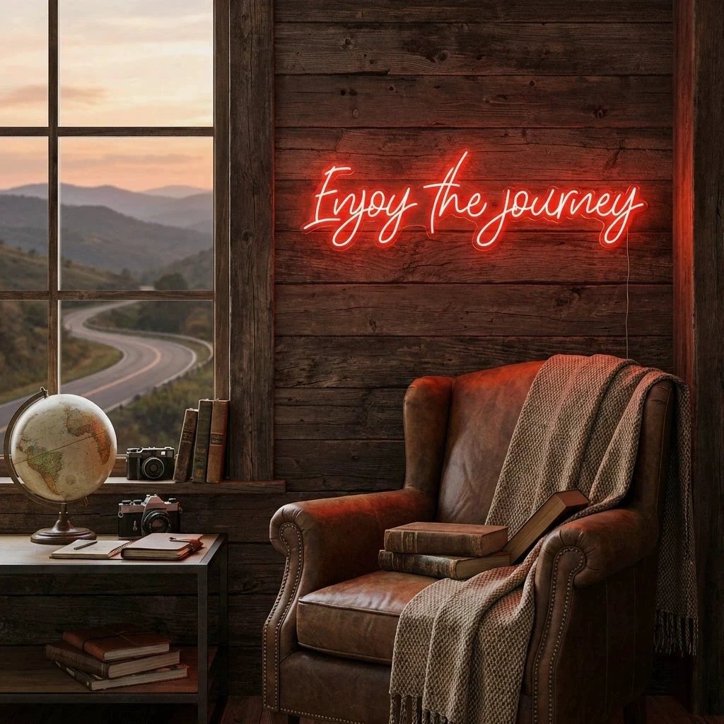 Enjoy The Journey Led Neon Sign Light