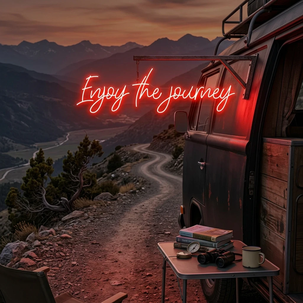 Enjoy The Journey Led Neon Sign Light