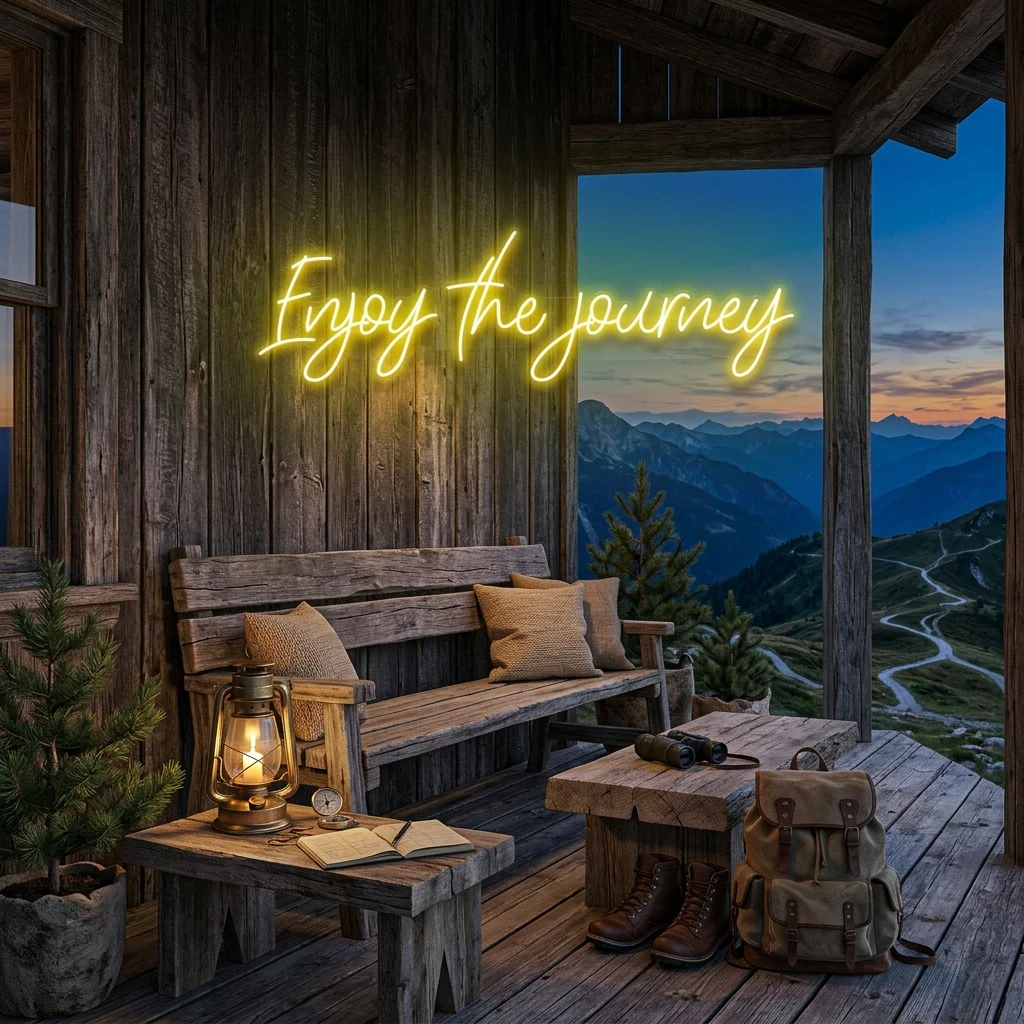Enjoy The Journey Led Neon Sign Light