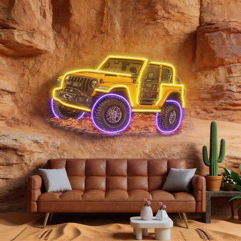 Extreme Blue Off Road LED Neon Sign Light Pop Art