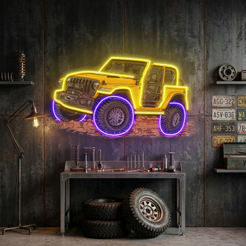 Extreme Blue Off Road LED Neon Sign Light Pop Art