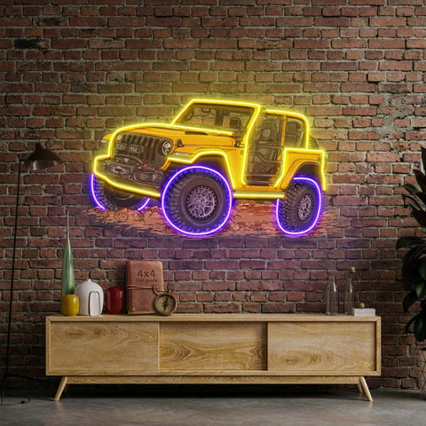 Extreme Blue Off Road LED Neon Sign Light Pop Art