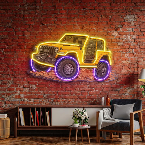 Extreme Blue Off Road LED Neon Sign Light Pop Art