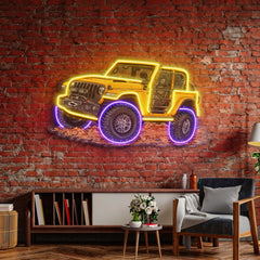Extreme Blue Off Road LED Neon Sign Light Pop Art