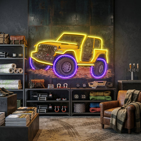 Extreme Blue Off Road LED Neon Sign Light Pop Art