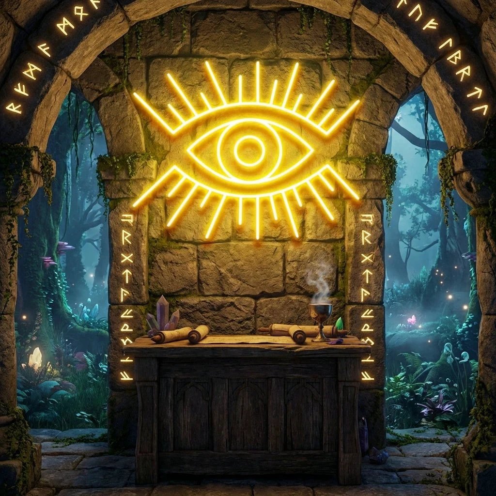 Eye Led Neon Sign Light
