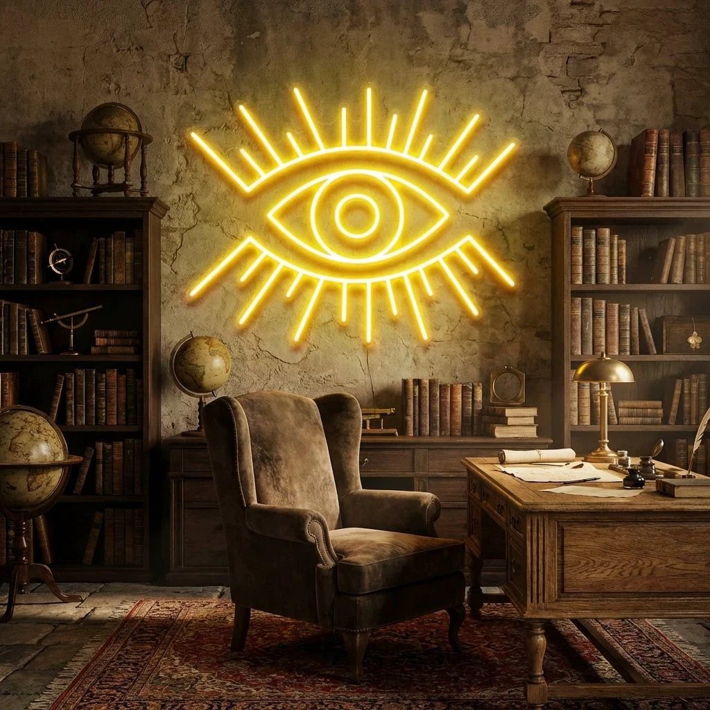 Eye Led Neon Sign Light