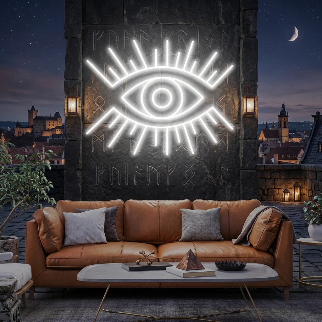 Eye Led Neon Sign Light
