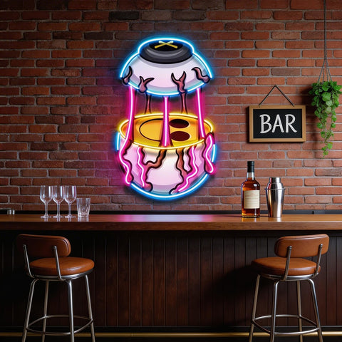 Eyes Emoticon Streetwear LED Neon Sign Light Pop Art