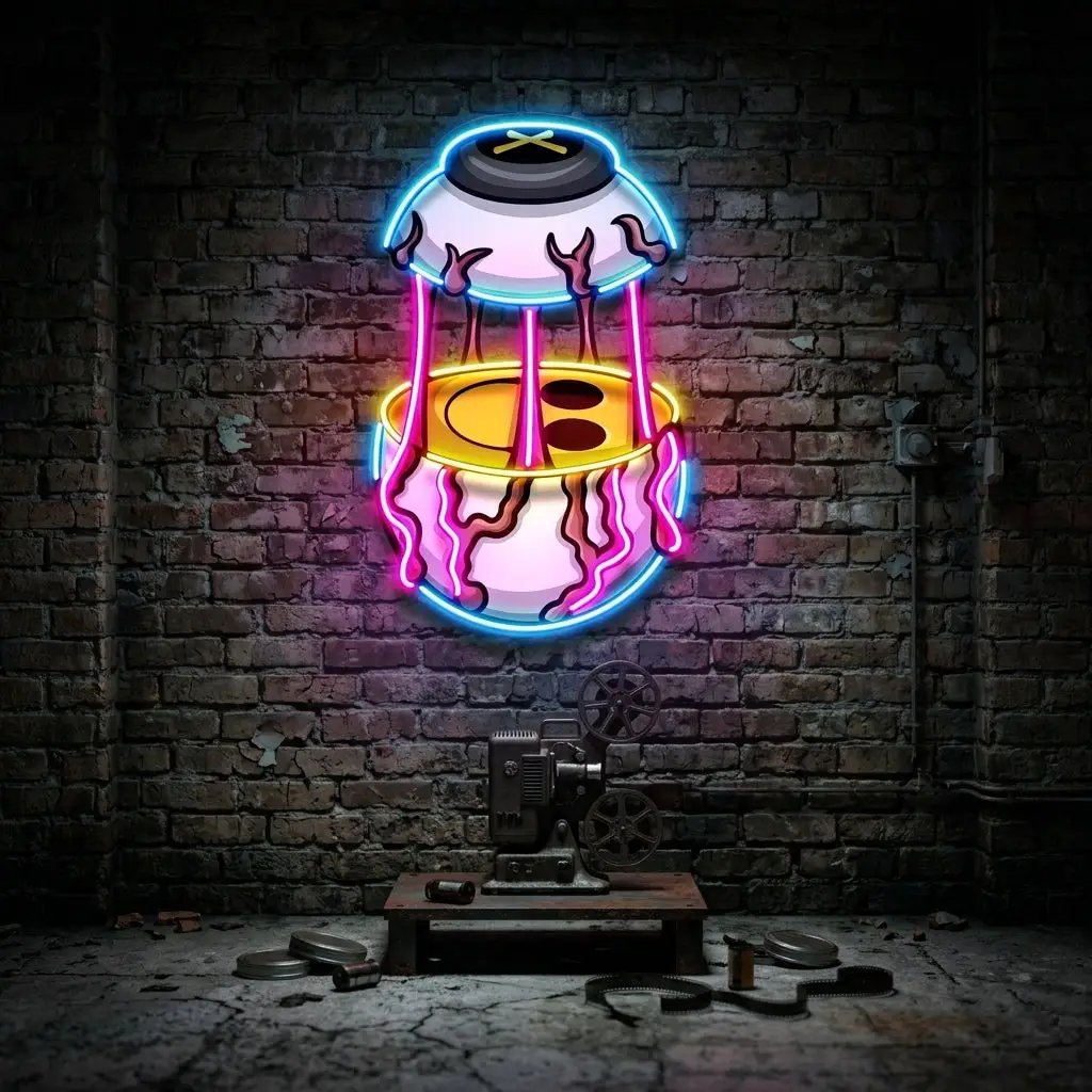 Eyes Emoticon Streetwear LED Neon Sign Light Pop Art
