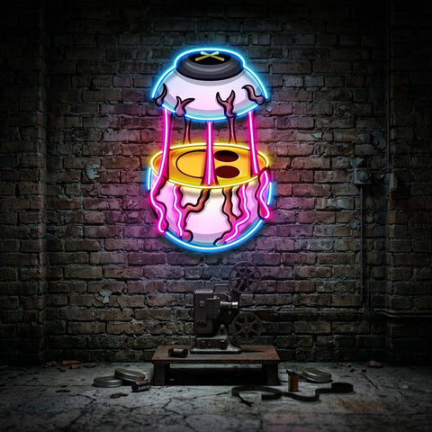 Eyes Emoticon Streetwear LED Neon Sign Light Pop Art