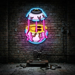 Eyes Emoticon Streetwear LED Neon Sign Light Pop Art