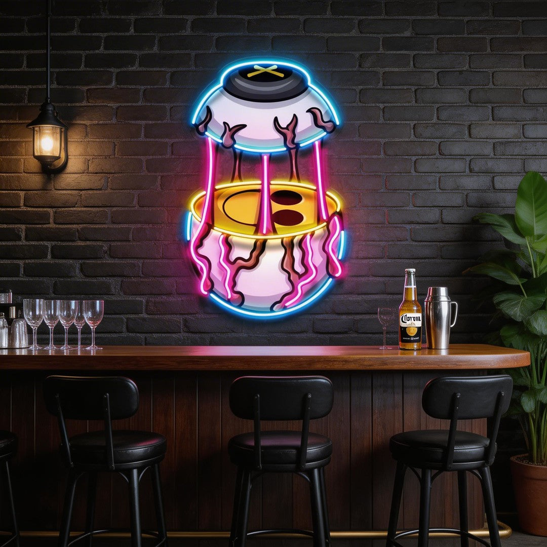 Eyes Emoticon Streetwear LED Neon Sign Light Pop Art