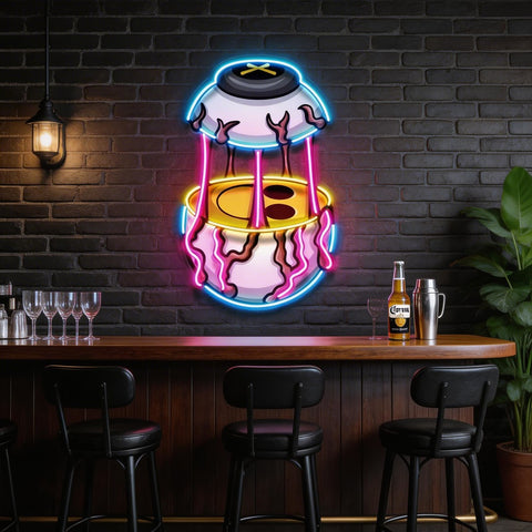 Eyes Emoticon Streetwear LED Neon Sign Light Pop Art