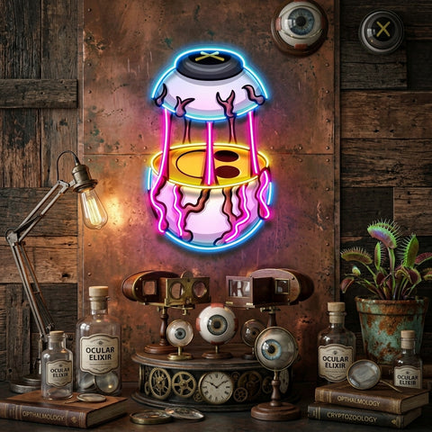 Eyes Emoticon Streetwear LED Neon Sign Light Pop Art