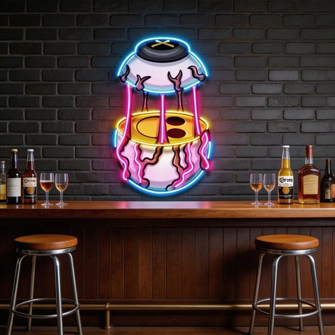 Eyes Emoticon Streetwear LED Neon Sign Light Pop Art