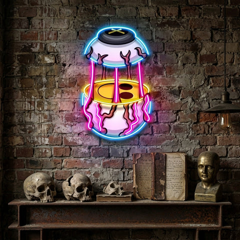 Eyes Emoticon Streetwear LED Neon Sign Light Pop Art