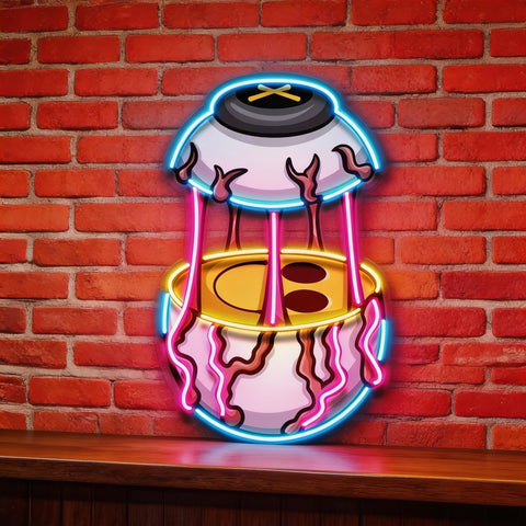 Eyes Emoticon Streetwear LED Neon Sign Light Pop Art