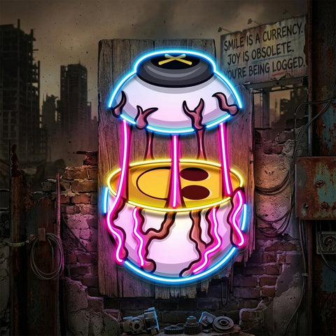 Eyes Emoticon Streetwear LED Neon Sign Light Pop Art