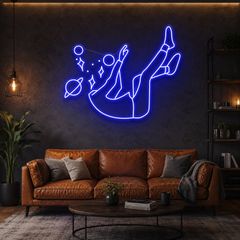 Falling Into Space Led Neon Sign Light