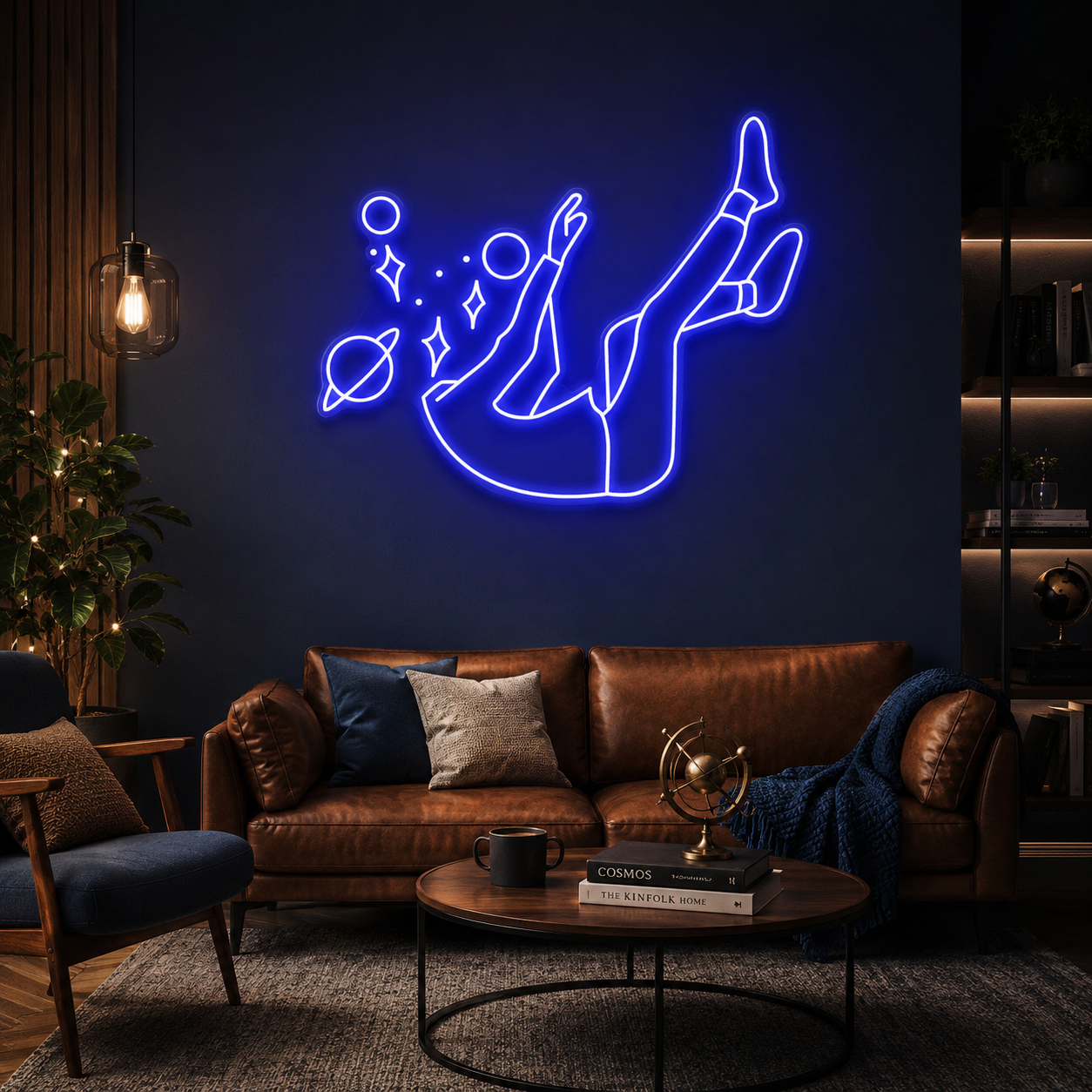 Falling Into Space Led Neon Sign Light