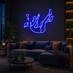 Falling Into Space Led Neon Sign Light