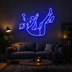 Falling Into Space Led Neon Sign Light