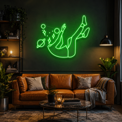 Falling Into Space Led Neon Sign Light