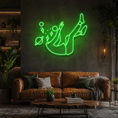 Falling Into Space Led Neon Sign Light