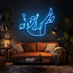 Falling Into Space Led Neon Sign Light