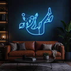 Falling Into Space Led Neon Sign Light