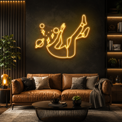 Falling Into Space Led Neon Sign Light