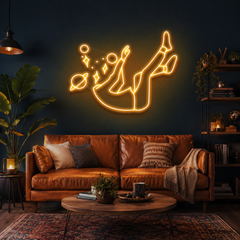 Falling Into Space Led Neon Sign Light