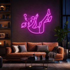 Falling Into Space Led Neon Sign Light