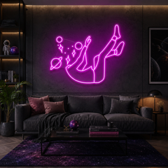 Falling Into Space Led Neon Sign Light