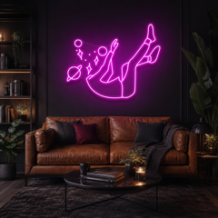 Falling Into Space Led Neon Sign Light