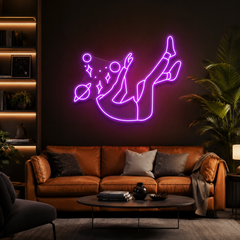 Falling Into Space Led Neon Sign Light
