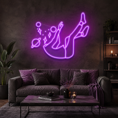 Falling Into Space Led Neon Sign Light